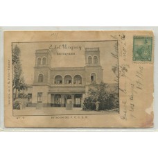 ENTRE RIOS CONCEPCION DEL URUGUAY ESTACION DEL FERROCARRIL ANTIGUA TARJETA POSTAL